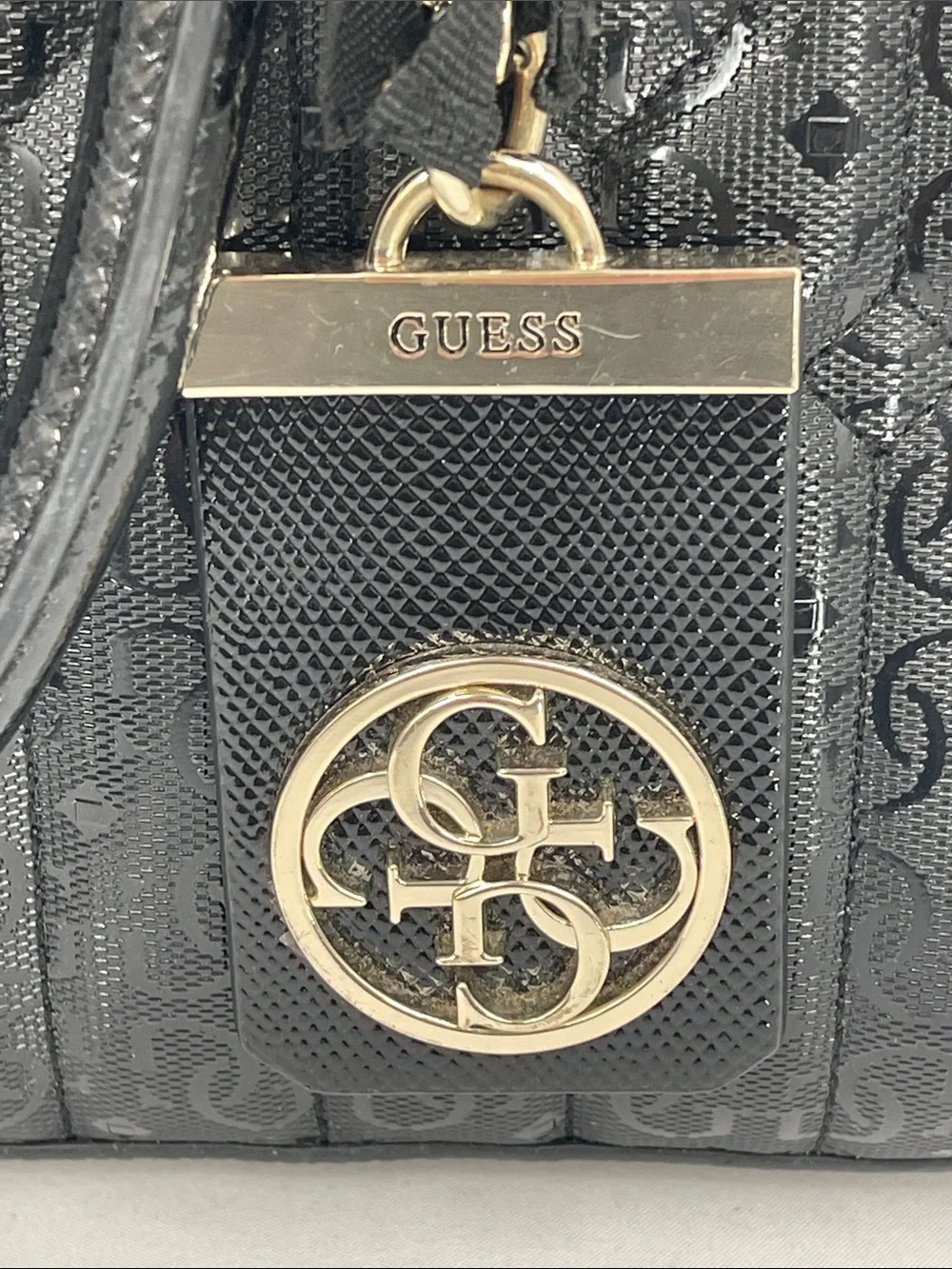 Guess structured satchel